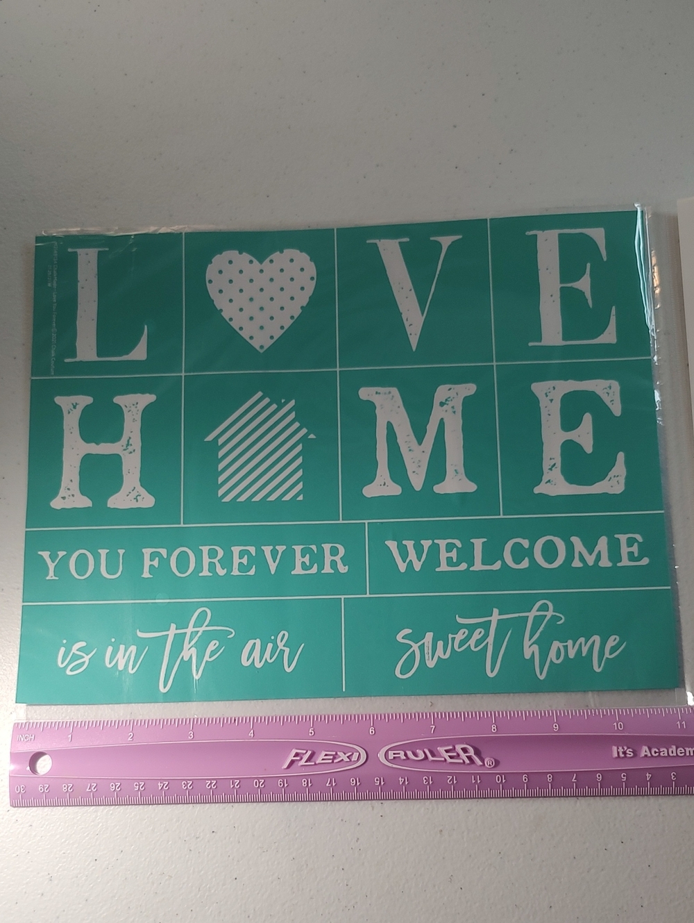 Chalk Couture Transfer L❤️VE You Forever  H🏡ME Welcome Sweet Home Is In The Air